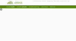 Desktop Screenshot of immobilien-arena.com
